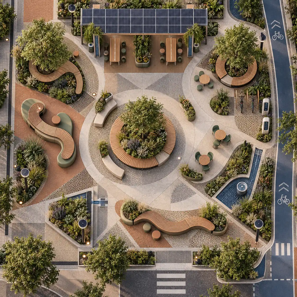 Mobilier urbain design : concevoir un espace esthétique, pratique et durable