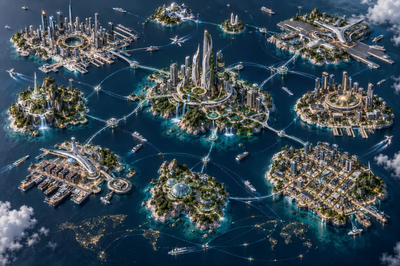 L’archipel mégalopolitain mondial relie les villes qui concentrent les décisions