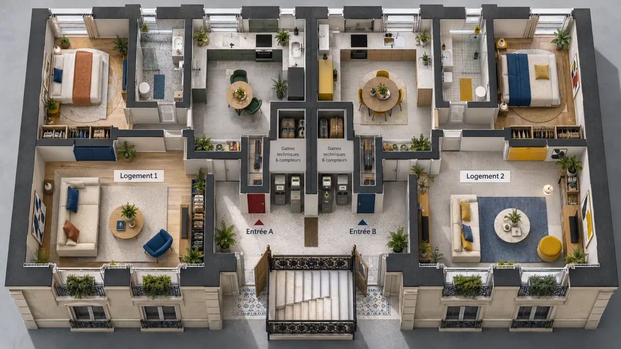 Diviser un appartement en 2 logements : deux cuisines ne suffisent pas