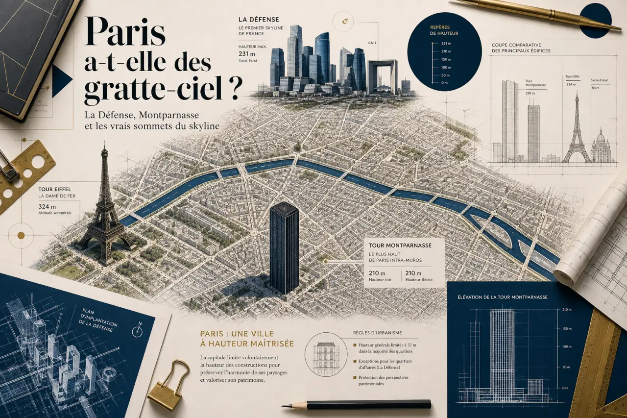 Paris a-t-elle des gratte-ciel ? La Défense, Montparnasse et les vrais sommets du skyline