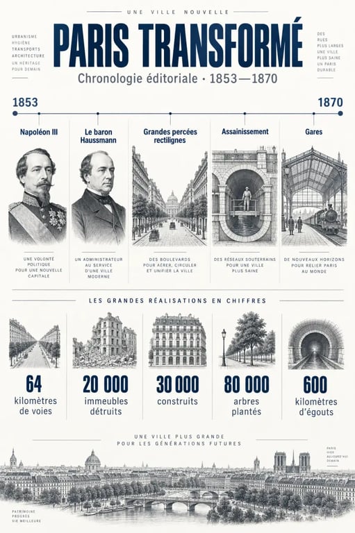 Chronologie historique de l’architecture d’un appartement haussmannien à Paris
